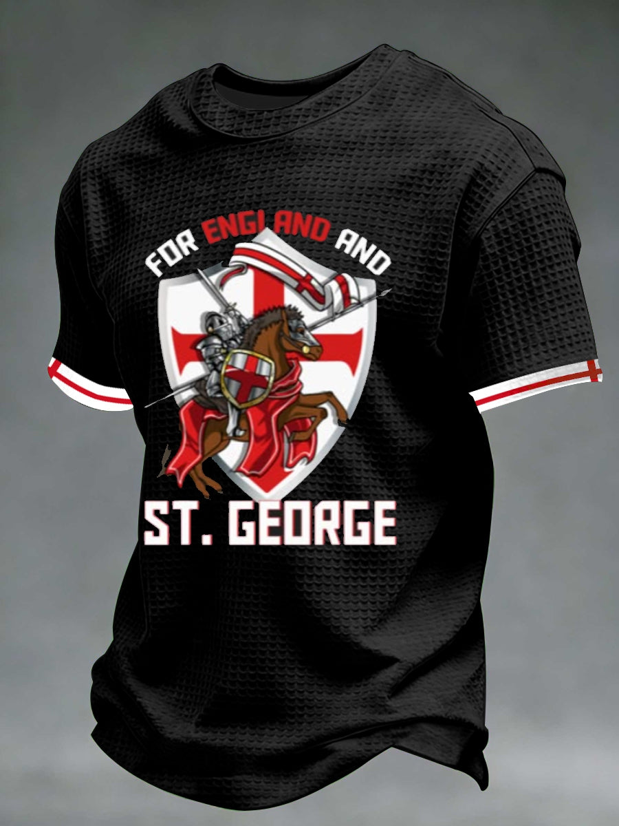 Men's St George's Day Waffle Short Sleeve Tee