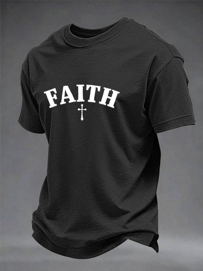 Men's Faith Over Fear Cross Short Sleeve T-shirt