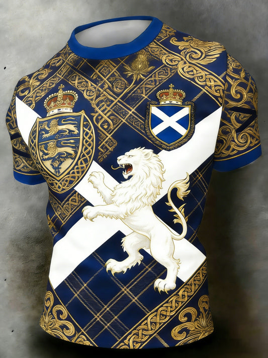 Unisex Scotland We'll Be Coming 2026 Football Lover Printed T-shirt