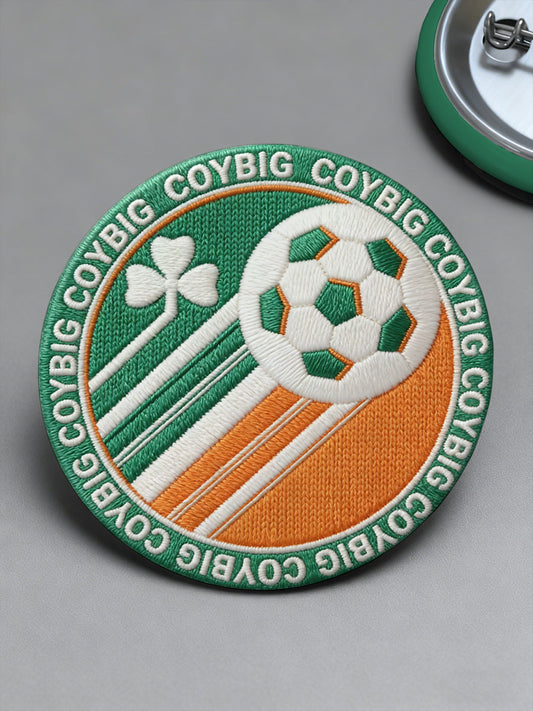 Ireland Football Lover COYBIG Printed Pins