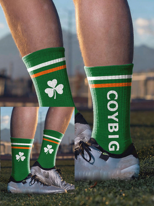 Ireland Football Lover COYBIG Printed Socks