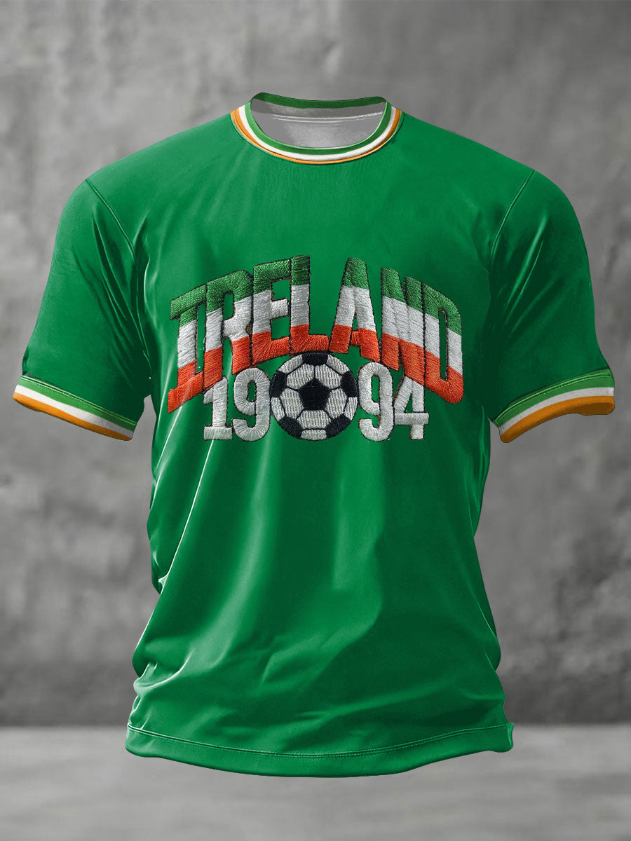 Men's Ireland Football Lover COYBIG Printed T-shirt