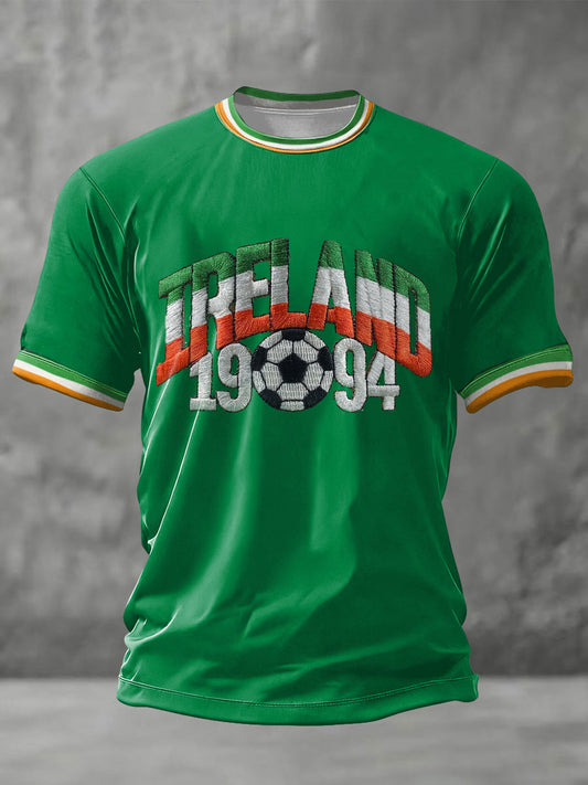 Men's Ireland Football Lover COYBIG Printed T-shirt