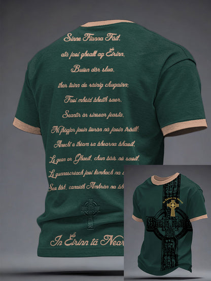 Men's Ireland Rugby Lover Printed T-shirt