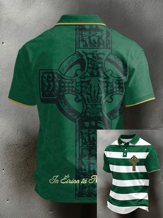 Men's Ireland Rugby Lover Printed Casual Tops