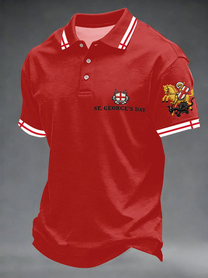 Men's St George's Day polo shirt