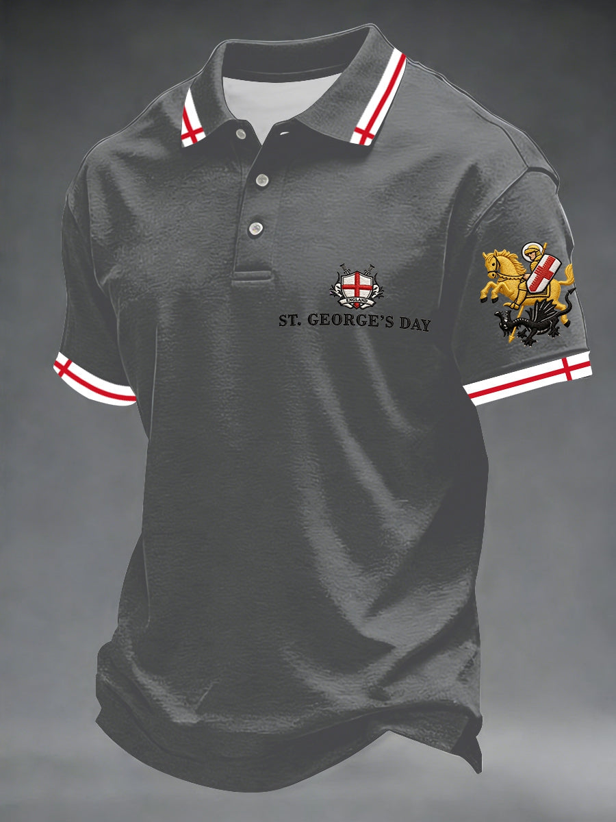 Men's St George's Day polo shirt