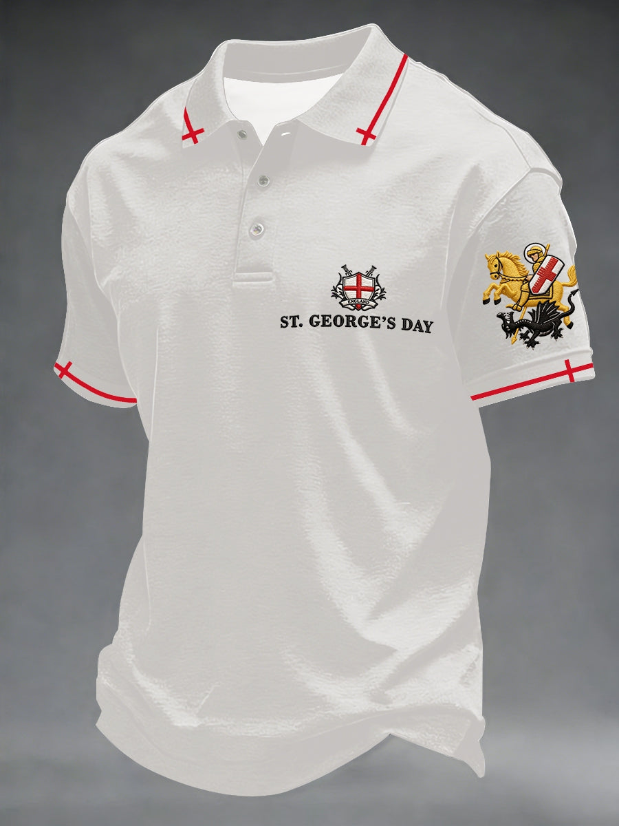 Men's St George's Day polo shirt