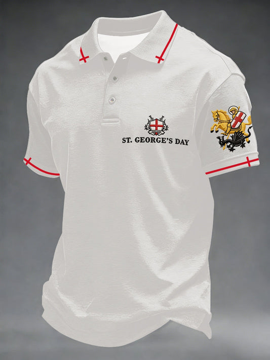 Men's St George's Day polo shirt