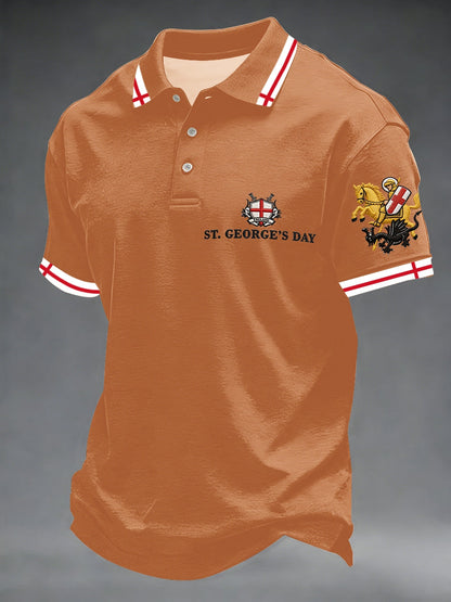 Men's St George's Day polo shirt