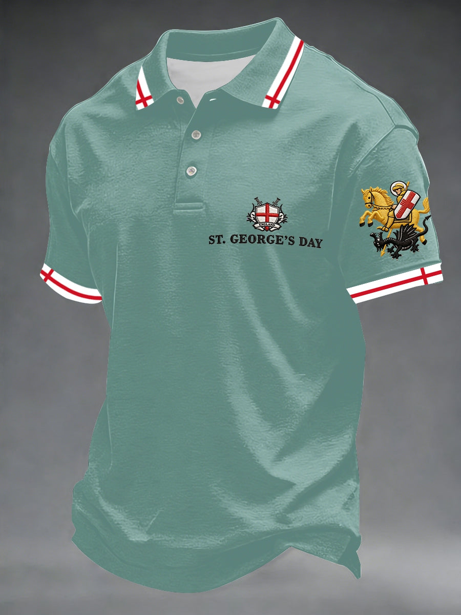Men's St George's Day polo shirt