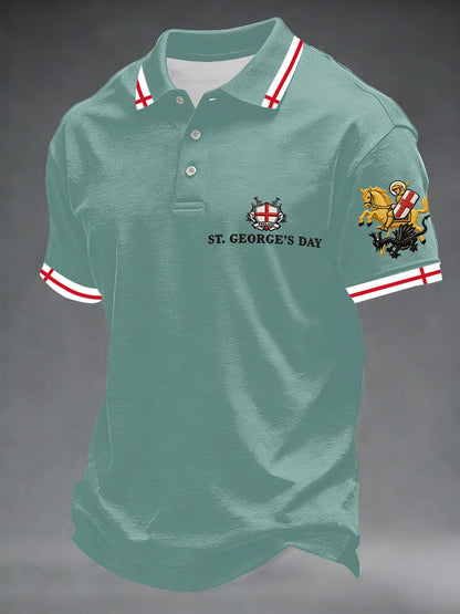 Men's St George's Day polo shirt