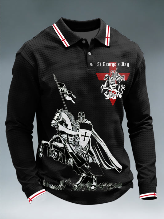 Men's St George's Day long sleeve shirt
