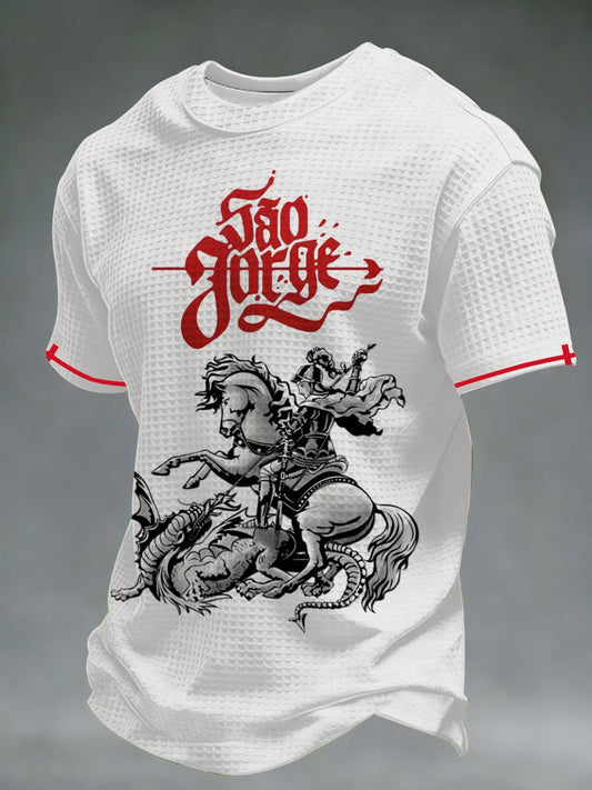 Men's St George's Day Waffle Short Sleeve Tee