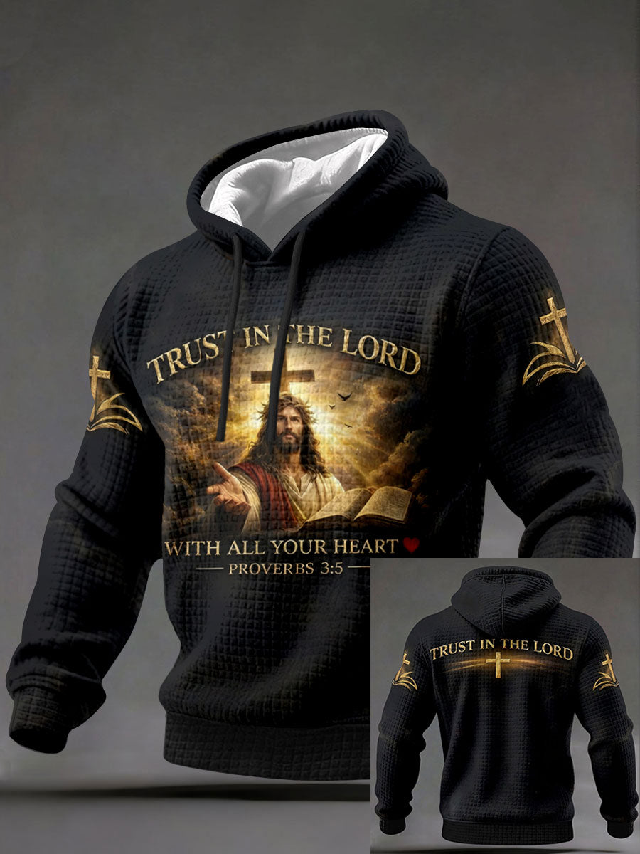 Men's 'trust in the lord with all your heart' hoodies