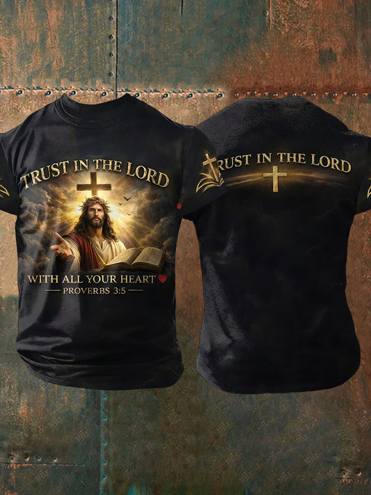 Men's 'trust in the lord with all your heart' T-shirts