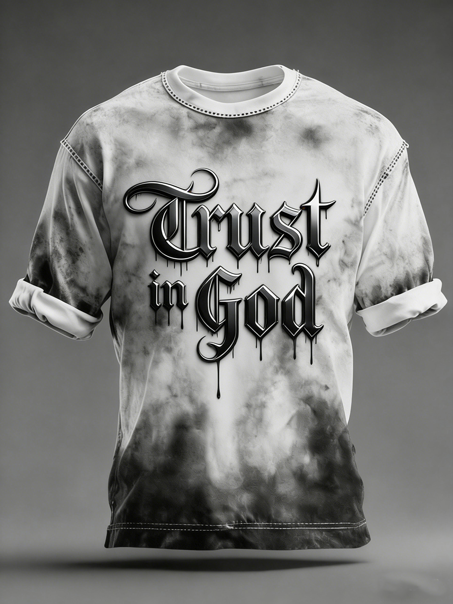 Men's Trust In God Short Sleeves T-shirt