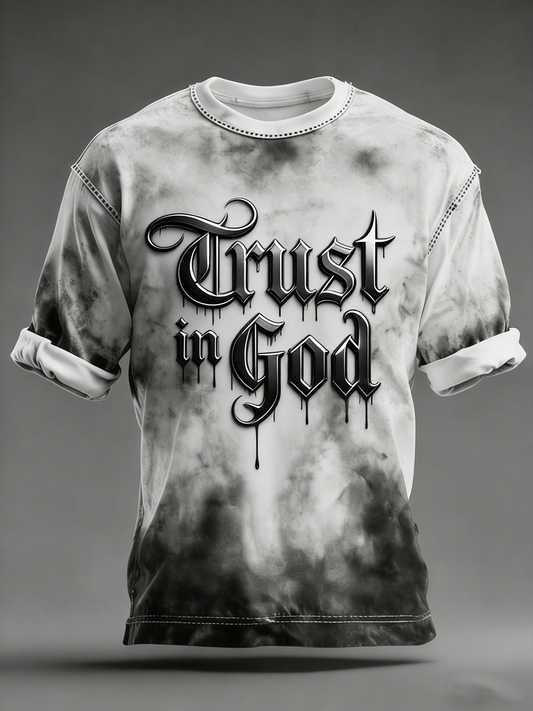 Men's Trust In God Short Sleeves T-shirt