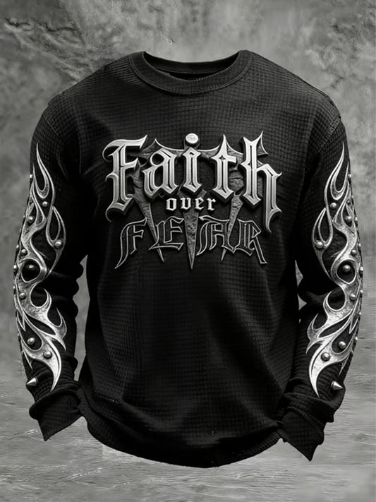 Men's Faith Waffle Top