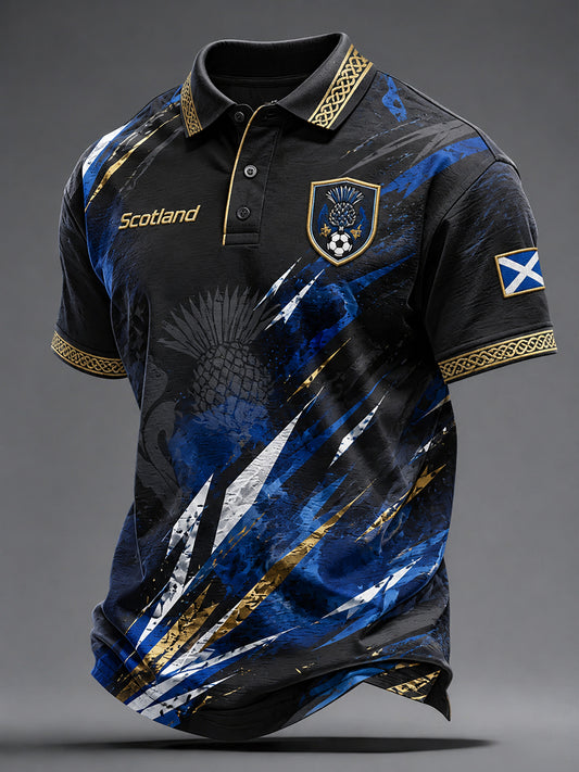 Men's Scottish Football Short Sleeve Shirt