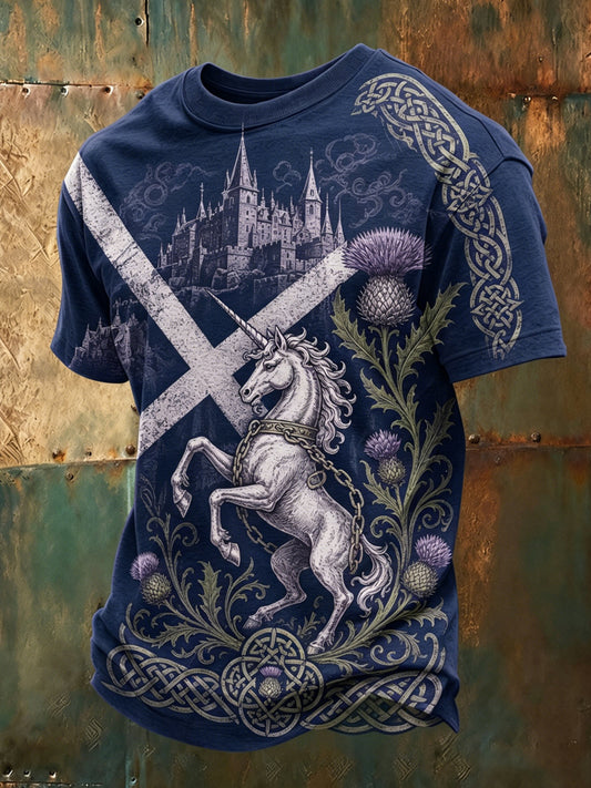 Men's Scottish Football Short Sleeves T-Shirt