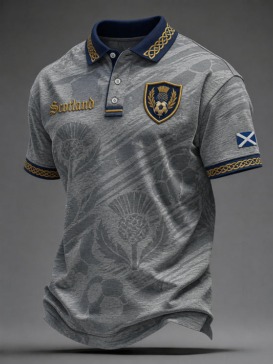 Men's Scottish Football Short Sleeve Shirt