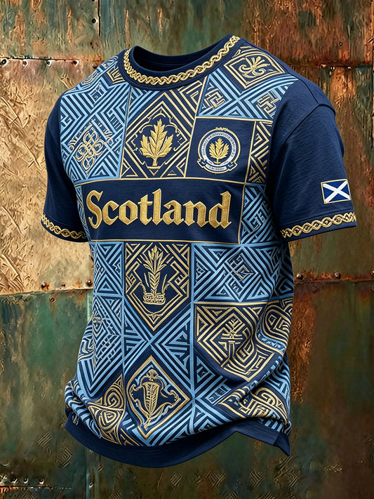 Men's Scottish Football Short Sleeves T-Shirt