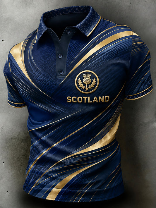 Men's Scottish Football Short Sleeve Shirt
