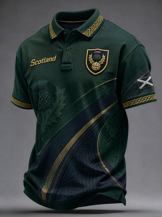Men's Scottish Football Short Sleeve Shirt