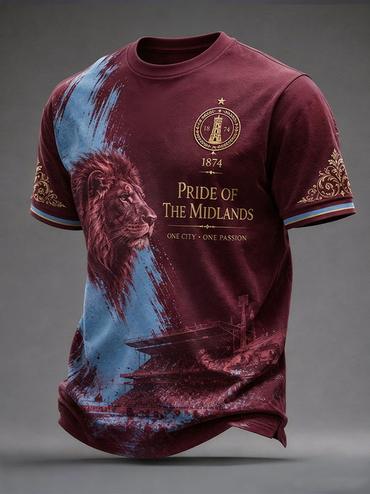 Men's Gift For Soccer Fans Print Casual Tee