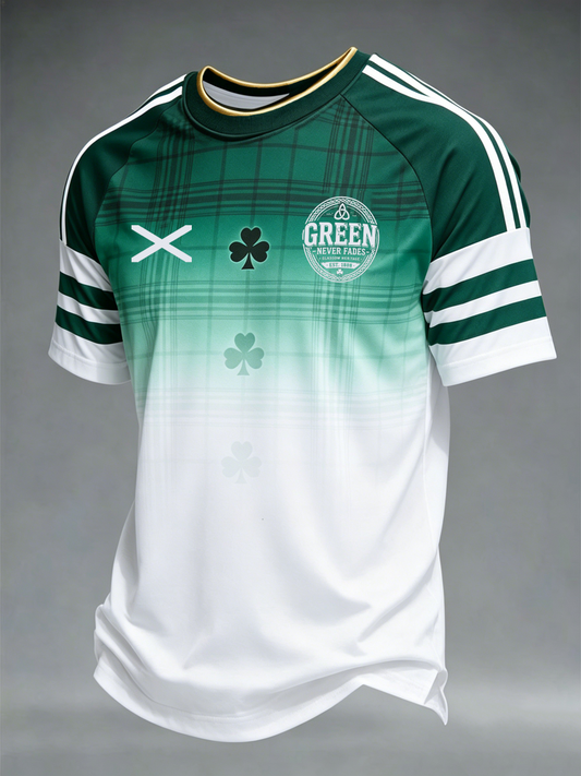Men's Scottish Celtic FC Print short sleeve t-shirt