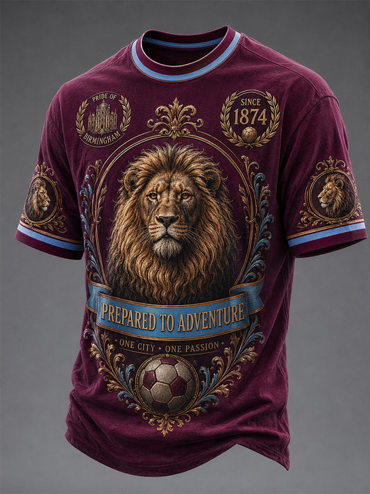 Men's Gift For Soccer Fans Print Casual Tee