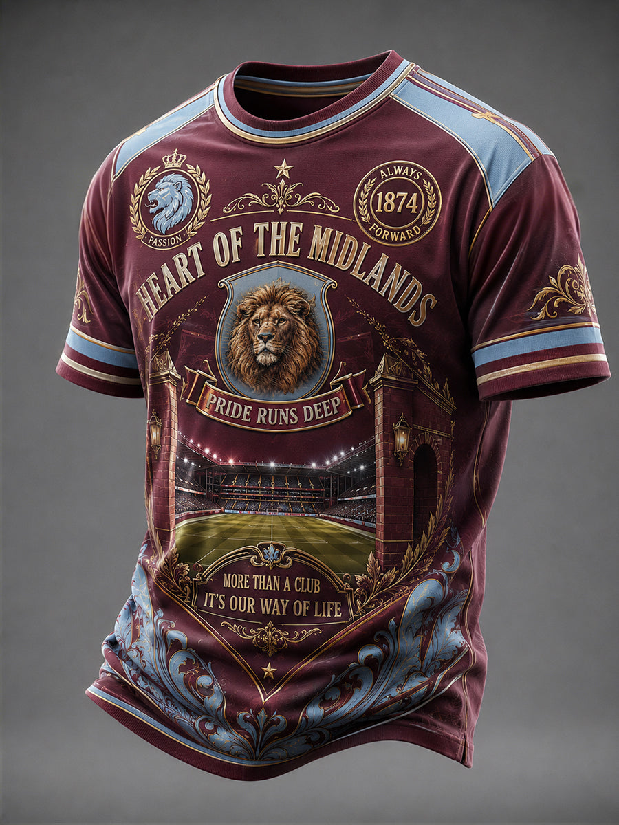 Men's Gift For Soccer Fans Print Casual Tee