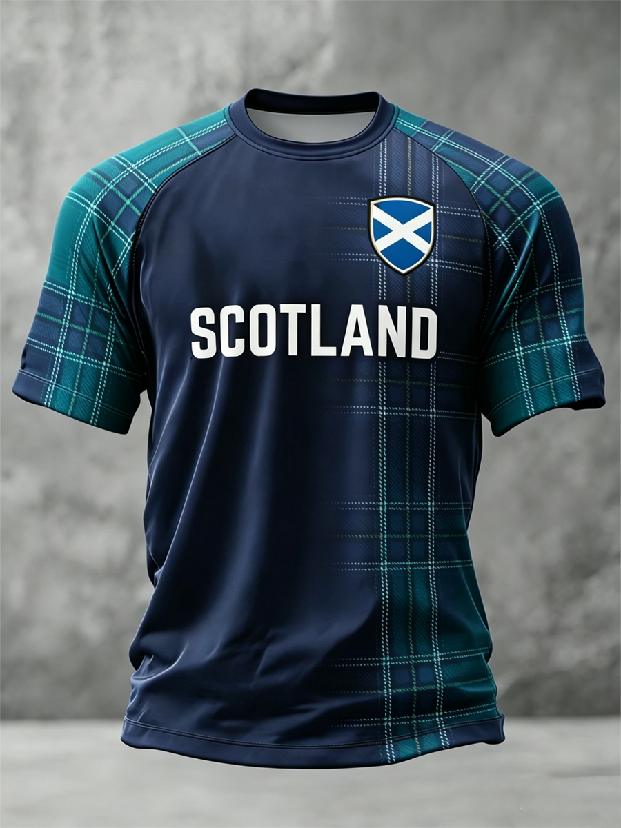 Men's Scotland Printed short sleeve t-shirt