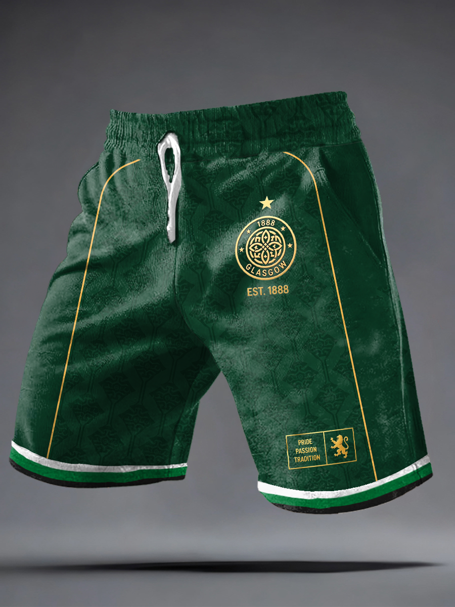 men's Scottish Celtic FC Print shorts