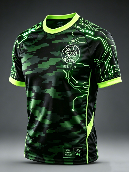 Men's Scottish Celtic FC Print short sleeve t-shirt