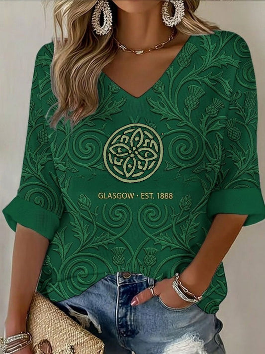 Women's Scottish Celtic FC Print T-shirt