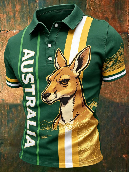 Men's Australian Football Lover Short Sleeve T-shirt