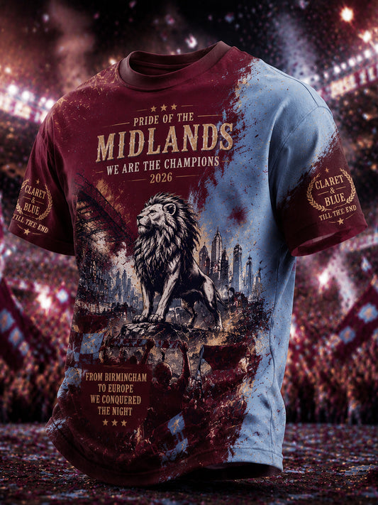 Men's Gift For Football Fans Print Casual Tee