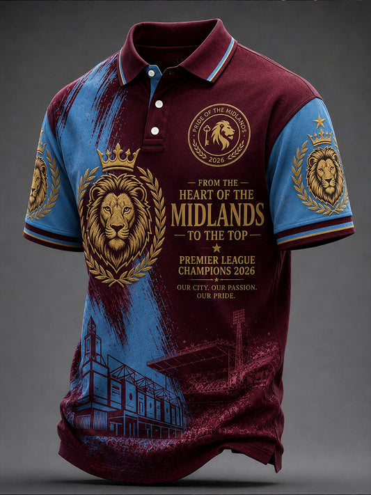Men's Gift For Soccer Fans Print Casual Short Sleeve Top
