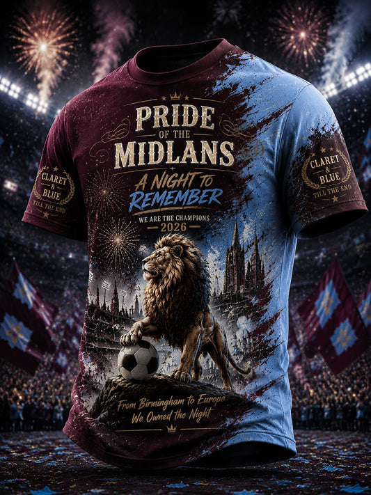 Men's Gift For Football Fans Print Casual Tee