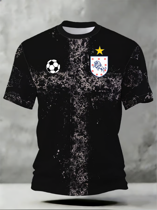 Men's UK Football Lover England Printed short sleeves t-shirt