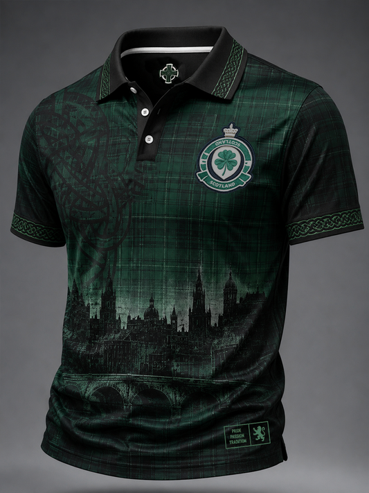 Men's Celtic Football Printed polo shirt