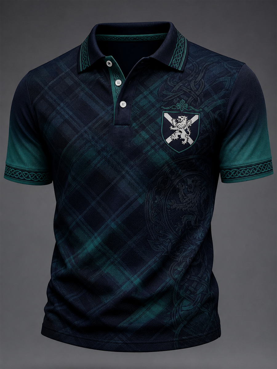 Men's Celtic Football Printed polo shirt