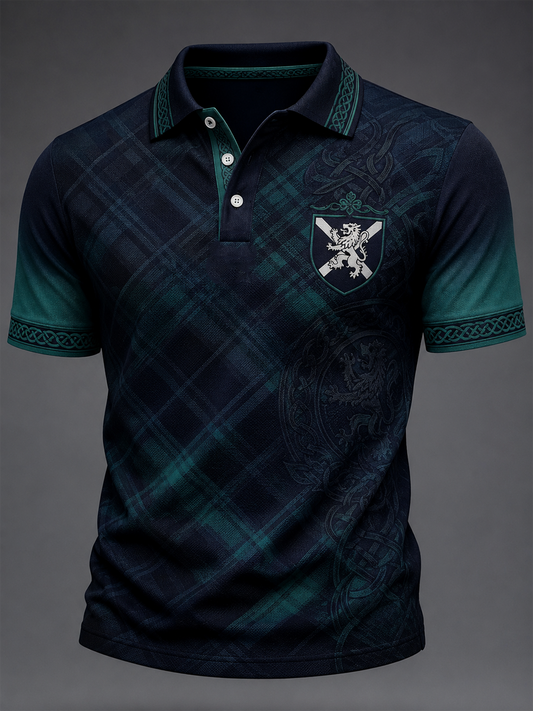Men's Celtic Football Printed polo shirt