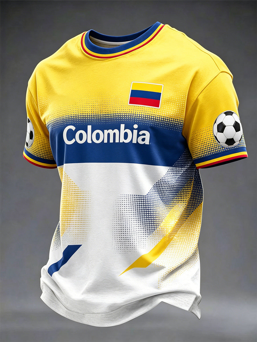 Colombia Football 2026 Casual Unisex T-Shirt