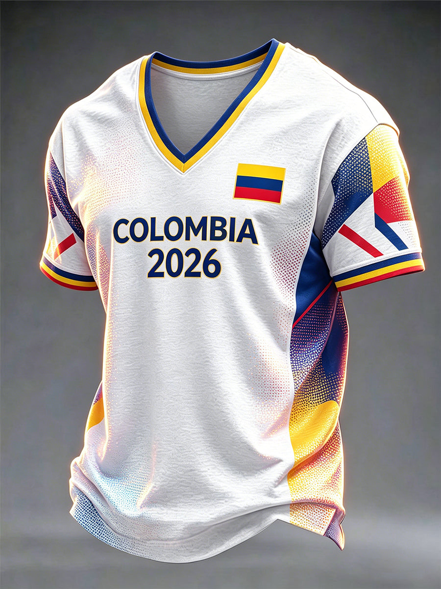 Colombia Football 2026 Casual Unisex T-Shirt