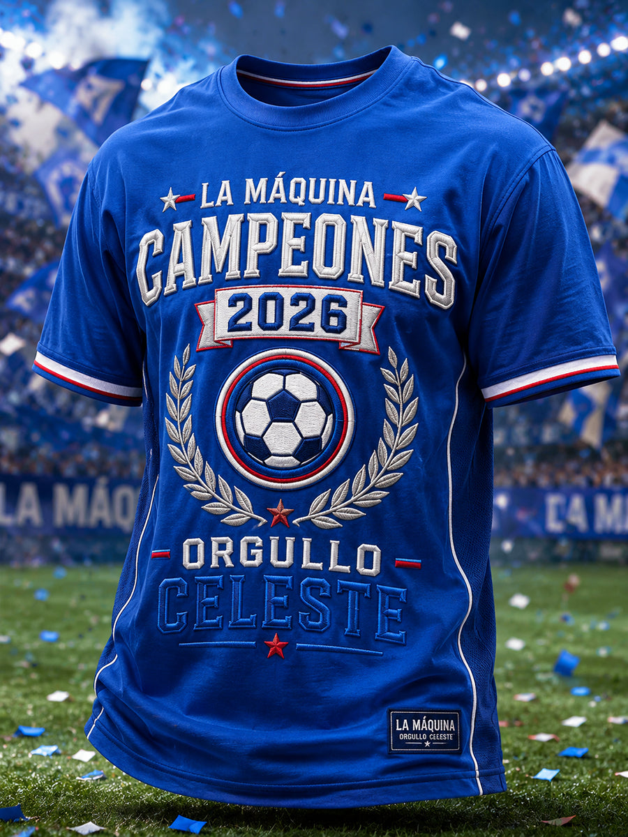 Men's 2026 Campeones Print Casual T-shirt
