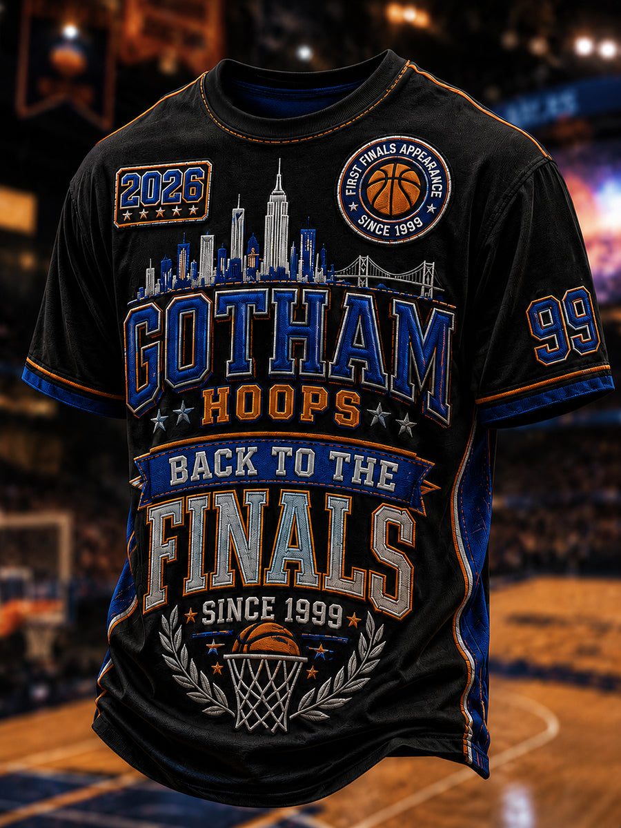 Men's Classic Basketball Fan Graphic T-shirt