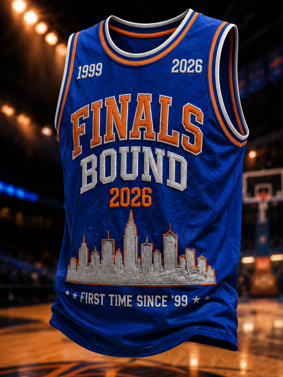 Men's Classic Basketball Fan Graphic Print Vest Top